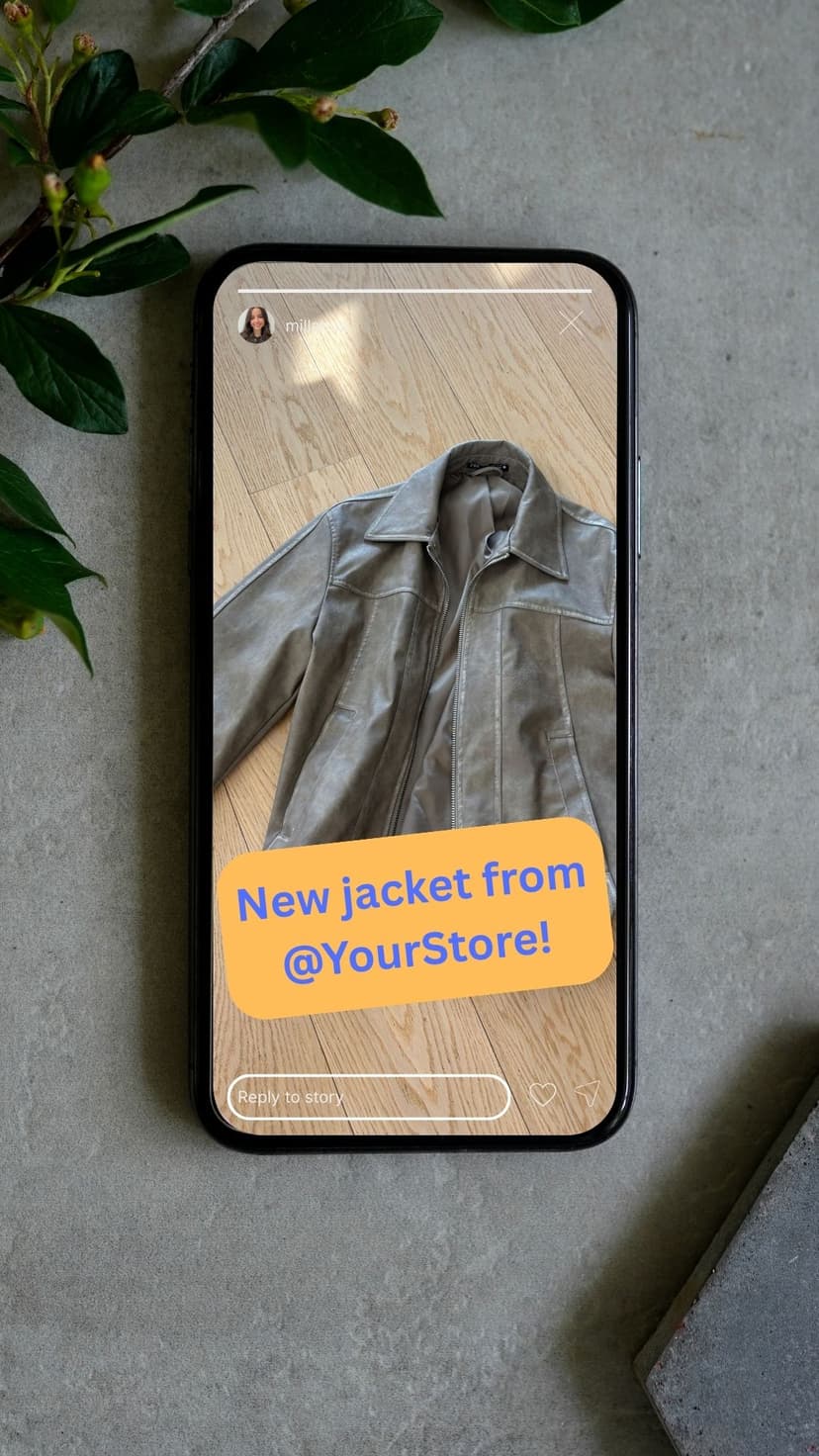 ecommerce example - Customer Shares on Social Media